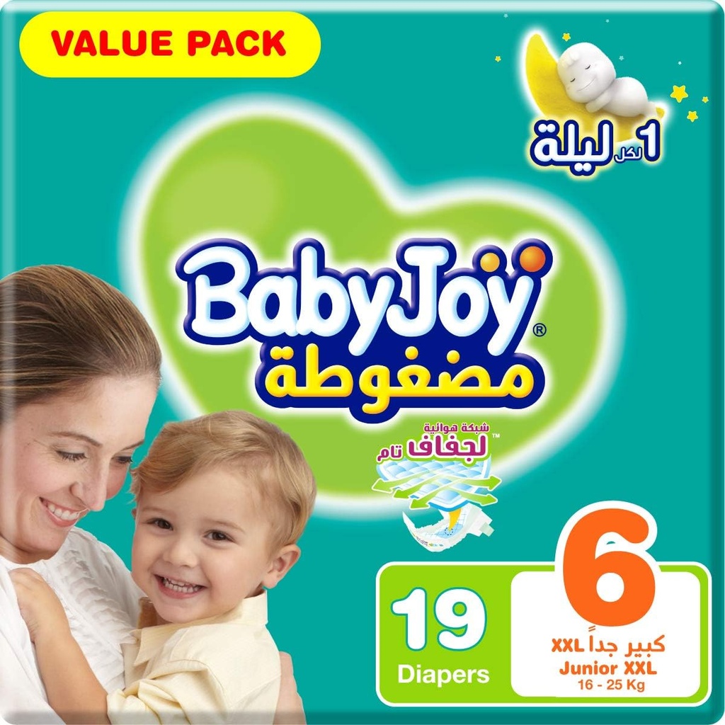 BabyJoy Diapers Size 6 XXL Value Pack 4*19