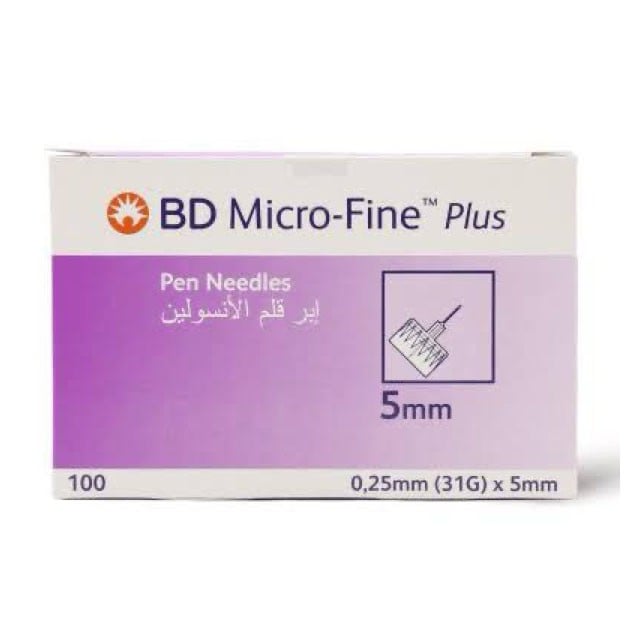 BD Micro-Fine Pen Needles 31g 5mm 100s