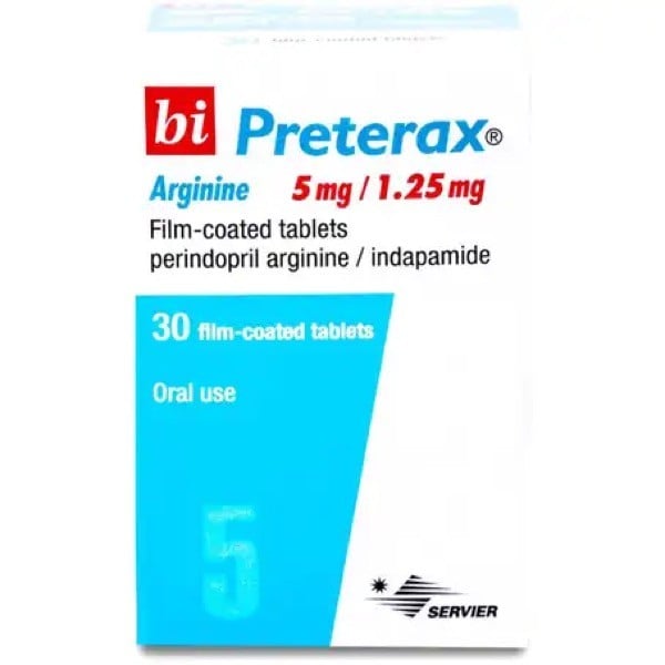 Bi Preterax 5mg/1.25mg Tablets 30