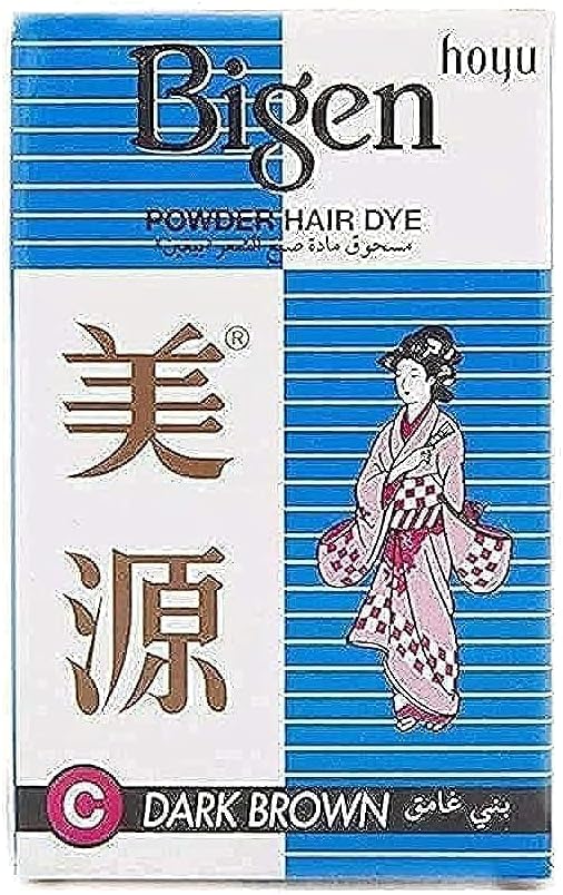 Bigen Powder Hair Dye Dark Brown 6g