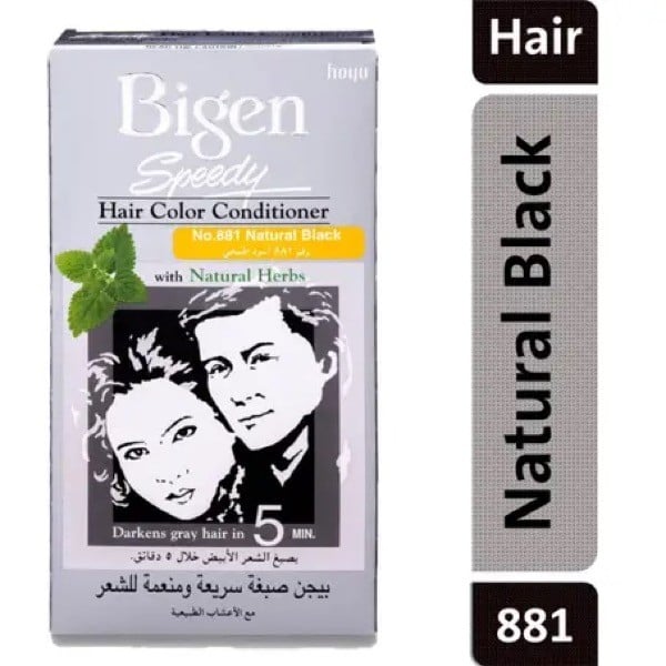 Bigen Speedy Hair Color 881 Natural Black