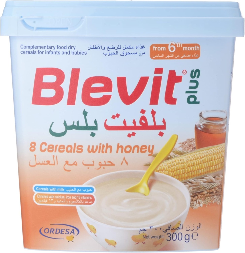 Blevit Plus 8 Cereals & Honey 300g