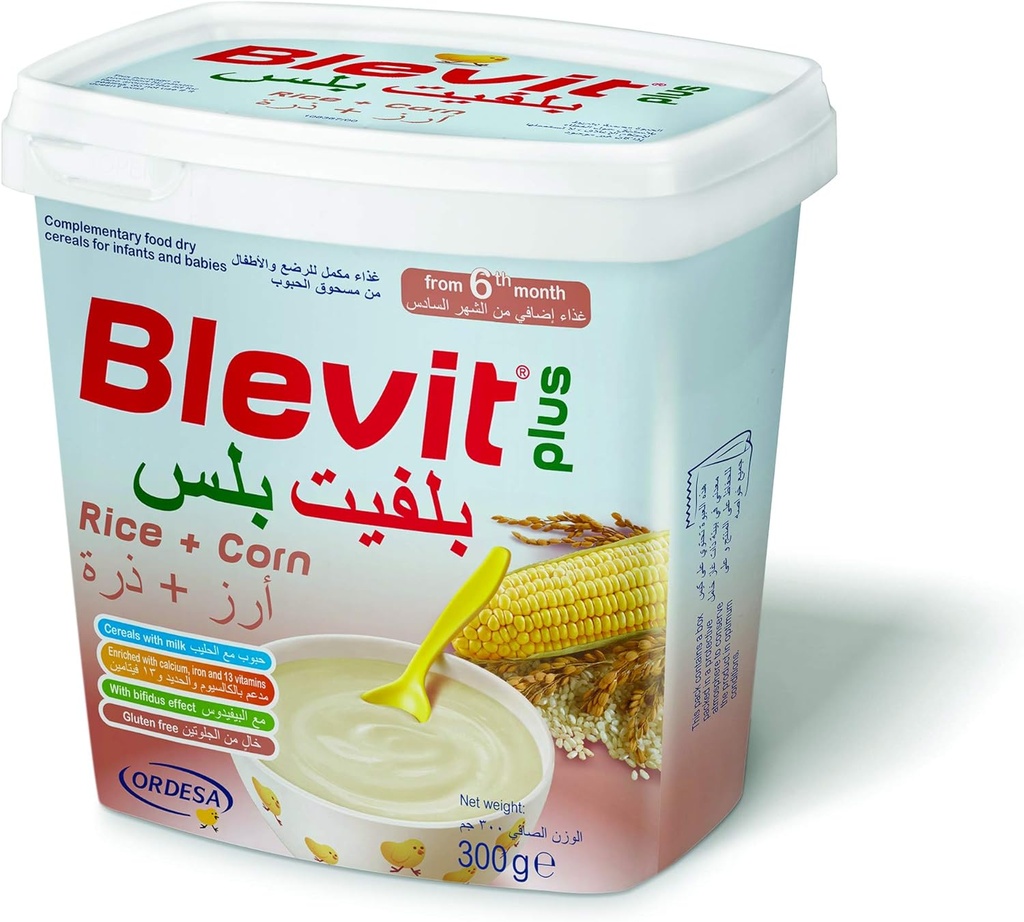 Blevit Plus Cereals Growth Rice+Corn 300gm