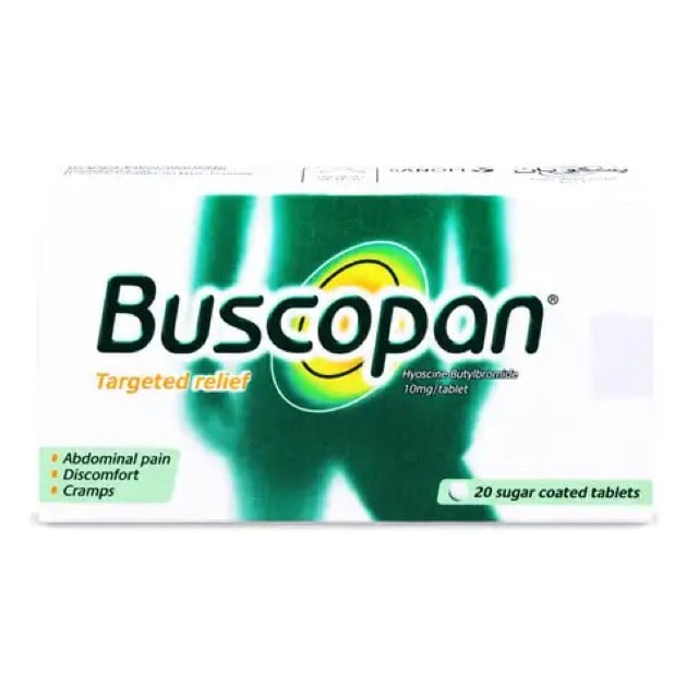 Buscopan 10mg Tablets 20