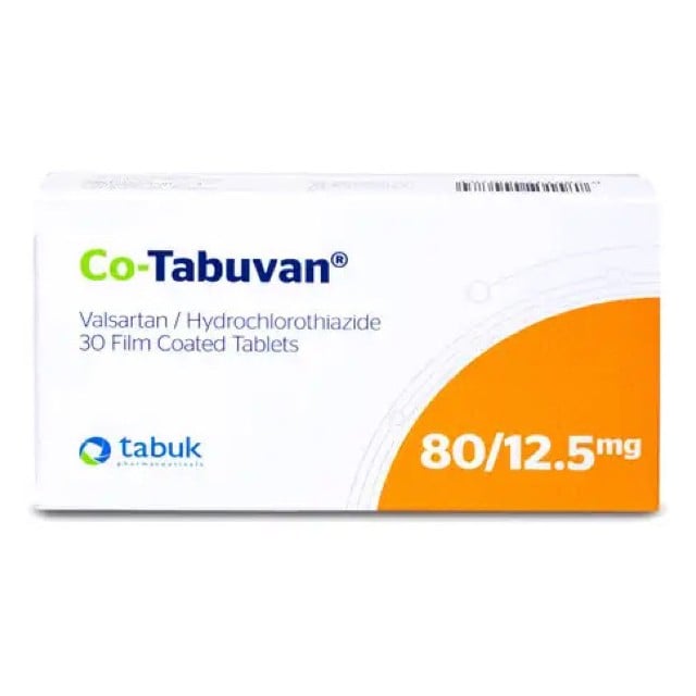 Co-Tabuvan 80mg/12.5mg Tablets 30