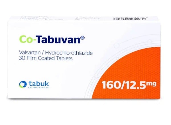 Co-Tabuvan 160mg/12.5mg Tablets 30