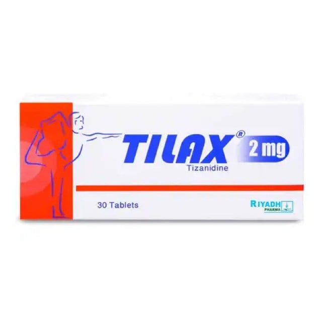 Tilax Muscle Relaxant 2mg Tablets 30