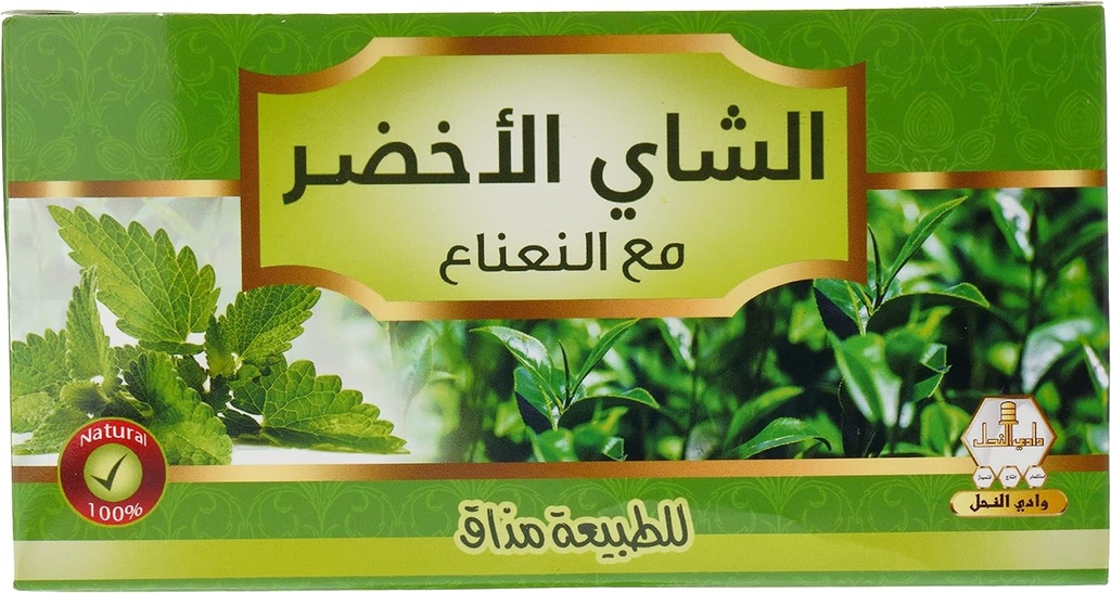 ليبتون شاي أخضر بالنعناع 30 كيس