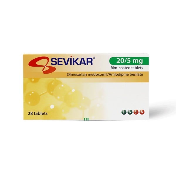 Sevikar 20mg/5mg Tablets 28