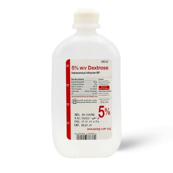 Dextrose Solution Infusion 5% 500ml