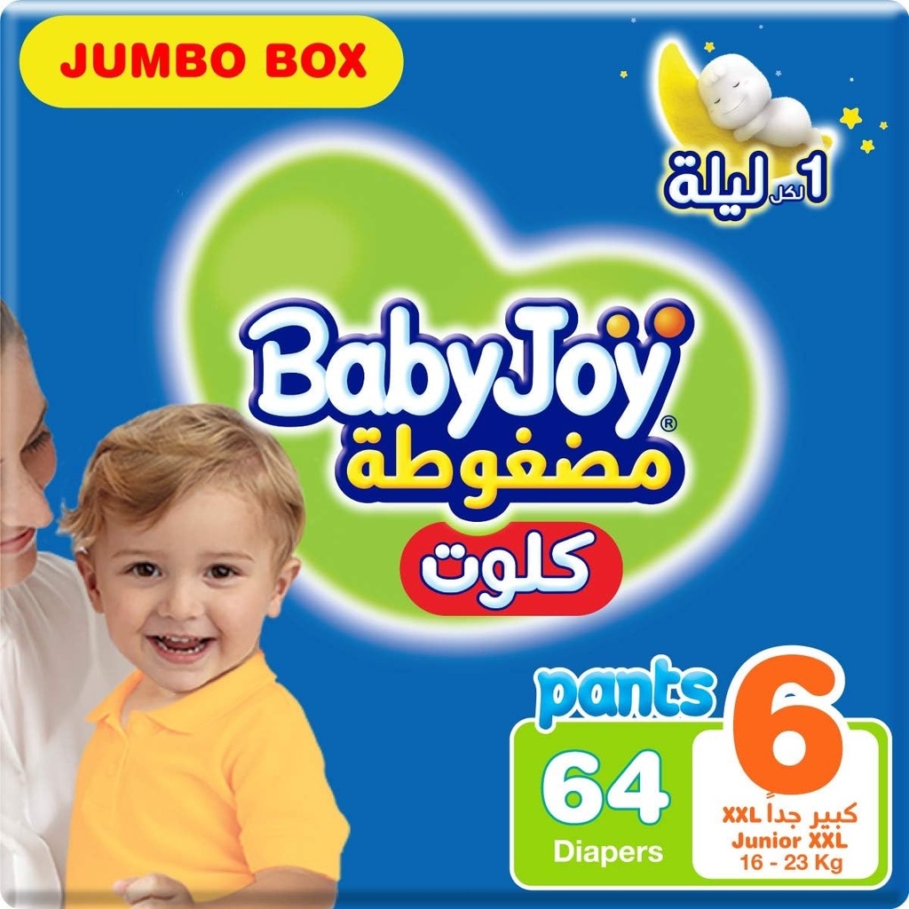 BabyJoy Culotte Size 6 XXL Box Pack 3*32 ,46156P