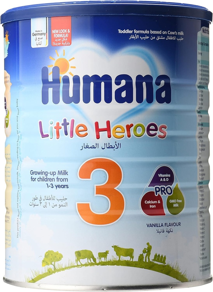 Humana Growing Up Milk Formula Stage 3 900 gm Old