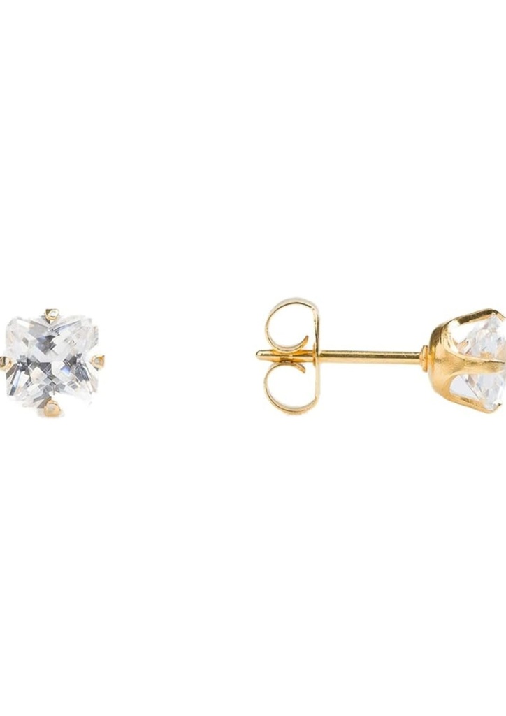 Studex Sensitive Crystal Oval Earrings 8x6mm