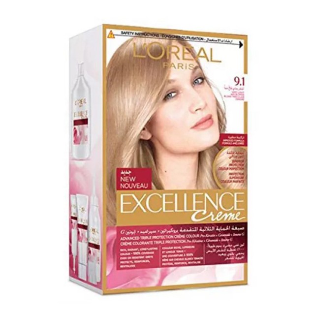 Loreal Excellence Very Light Ash Blonde 9.1