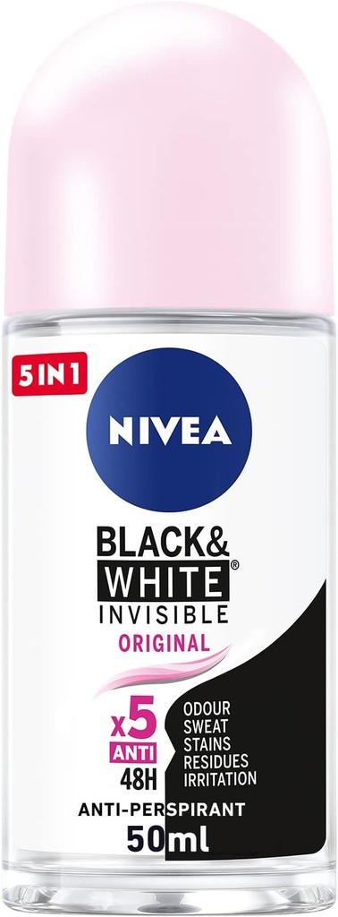 Nivea Deo Roll-On Black & White Women 50ml