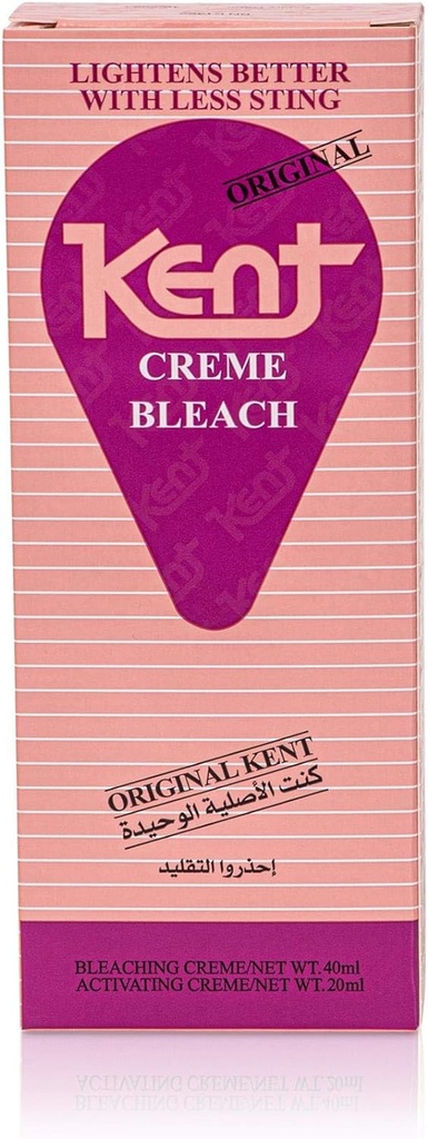 Kent Cream Bleach Hair Face & Body 125g