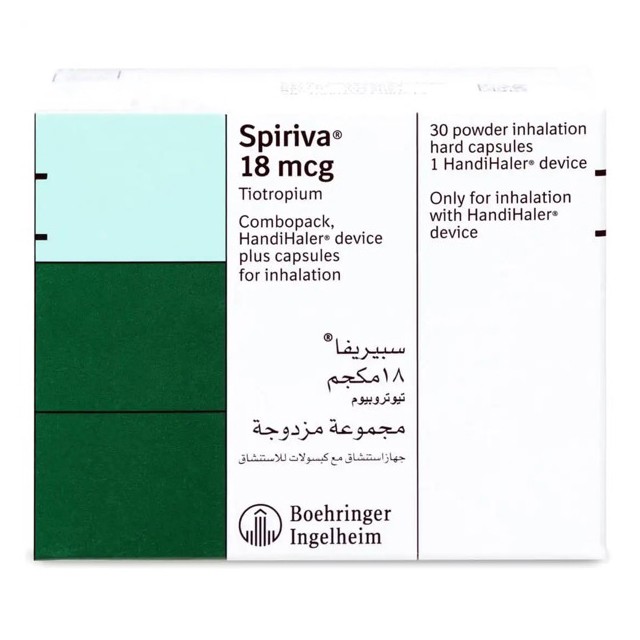 Spiriva Handihaler 18mcg Capsules 30