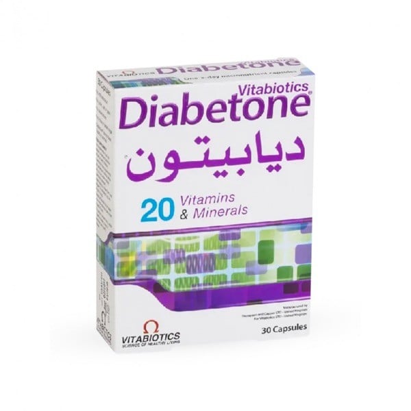 Diabetone multivitamin 30 capsules