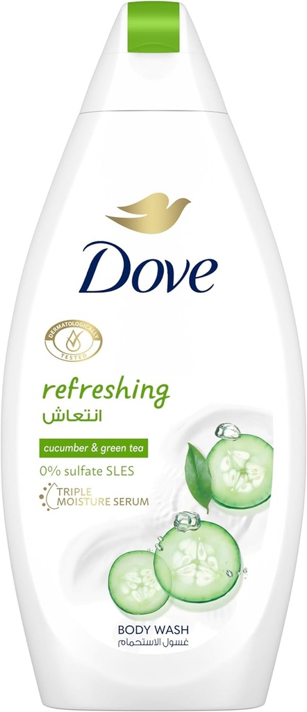 Dove Body Wash Refreshing Cucumber 500ml