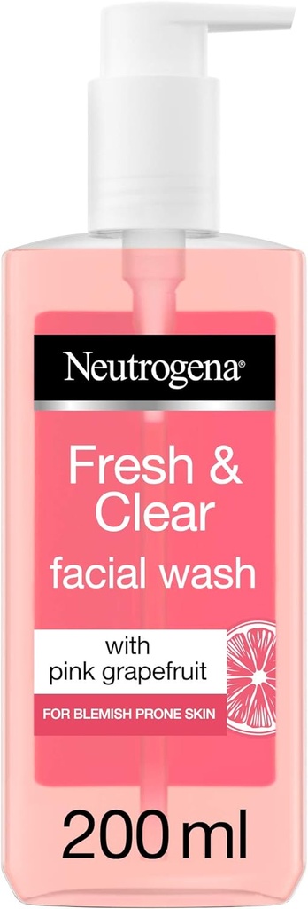 Neutrogena Facial Wash Pink Grapefruit 200ml