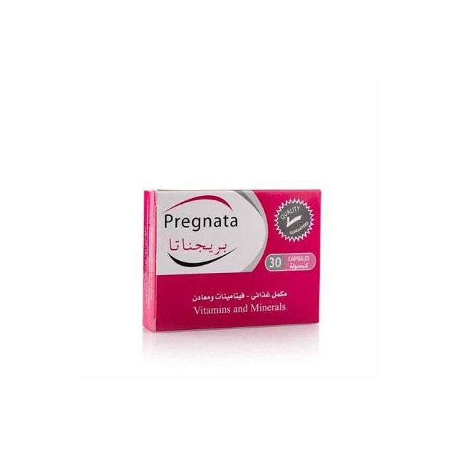 Pregnata prenatal vitamins 30 cap