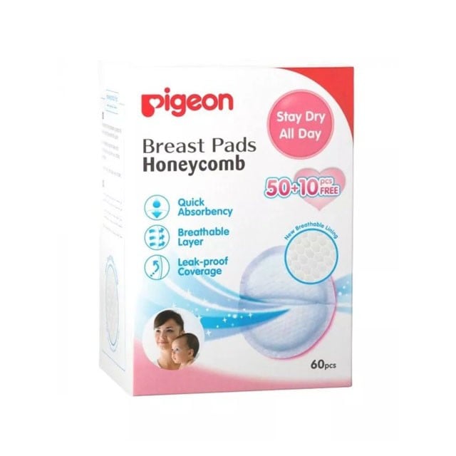 Pigeon Breast Pads Honey Comb 60 pcs