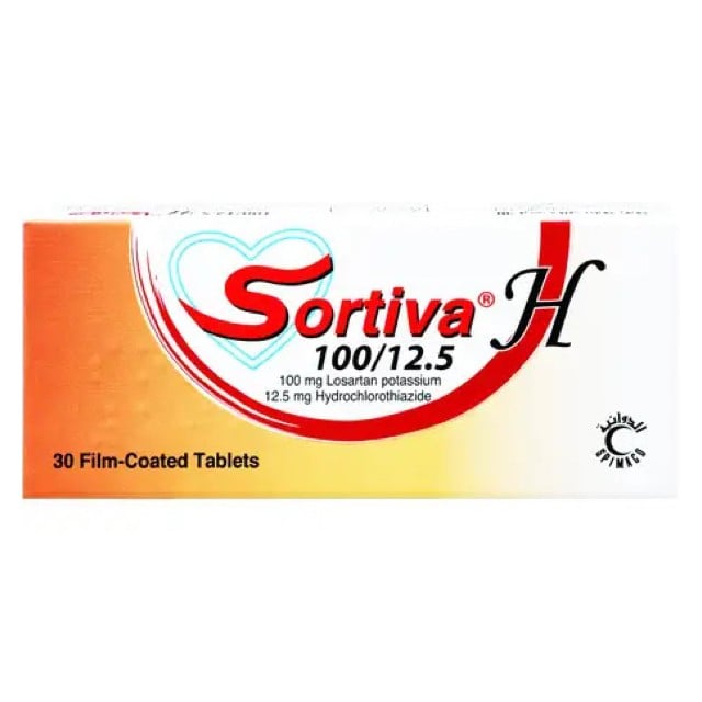 Sortiva H 100mg/12.5mg Tablets 30