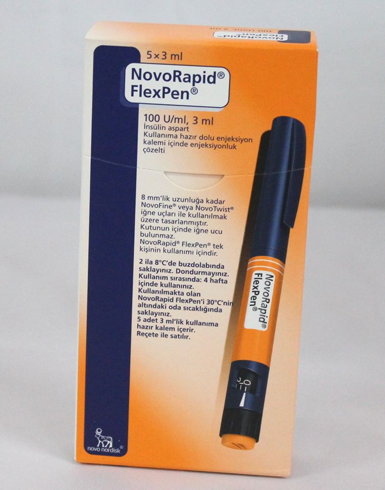 Novorapid Flexpen 100u/ml 5x3ml