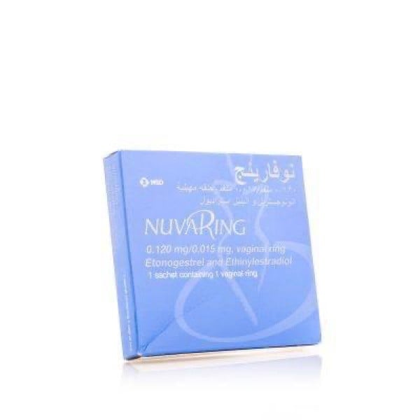 Nuvaring Vaginal Ring 0.120mg/0.015mg 1 Ring