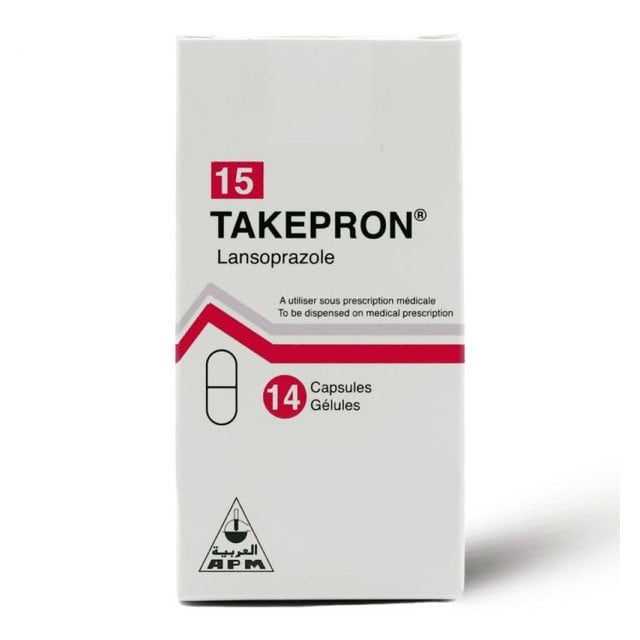 Takepron 15mg Capsules 14