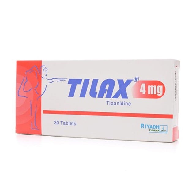 Tilax muscle relaxant 4mg tablets 30