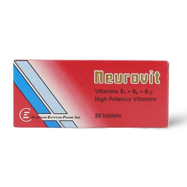 Neurovit vitamin b complex 20 tablets