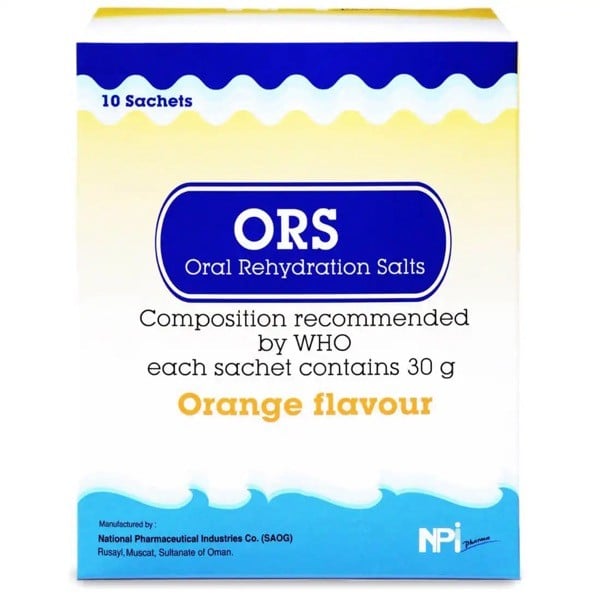 ORS orange flavour sachets 30g