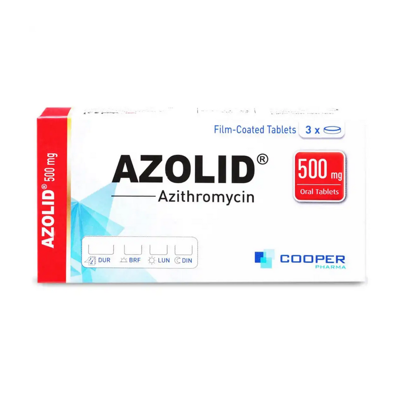 Azolid Antibiotic 500mg Tablets 10