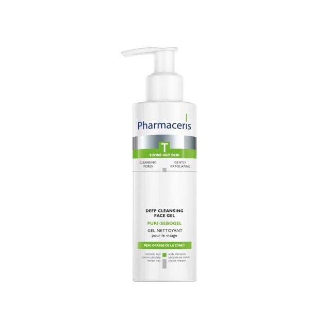 Pharmaceris T-Zone Puri-Sebogel Antibacterial Gel Wash 190ml