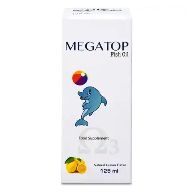 Megatop Fish Oil 125mg/ml Liquid 125ml