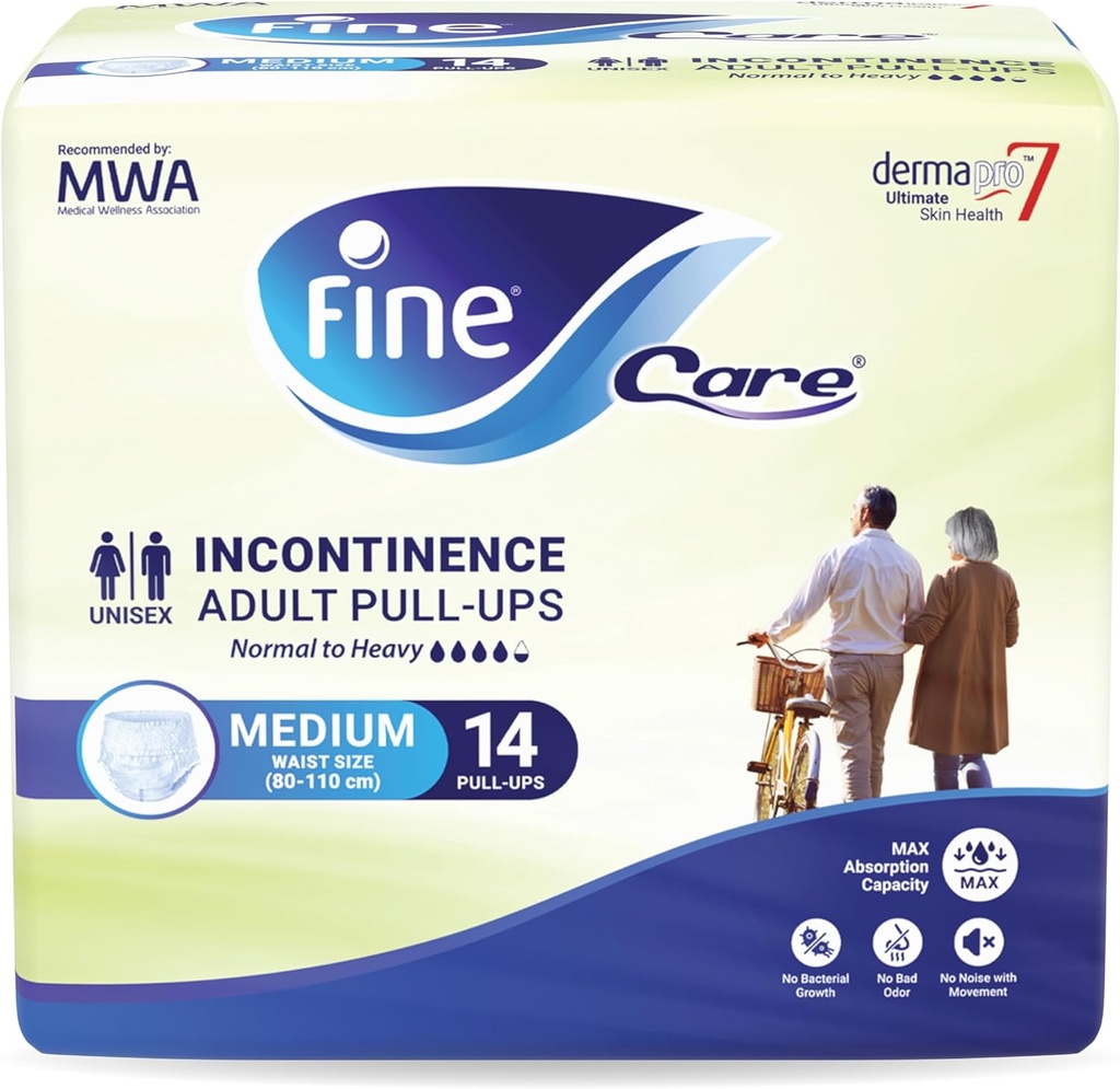 Fine Care Demapro Adult Diapers Medium 14x6 Pack 14*6