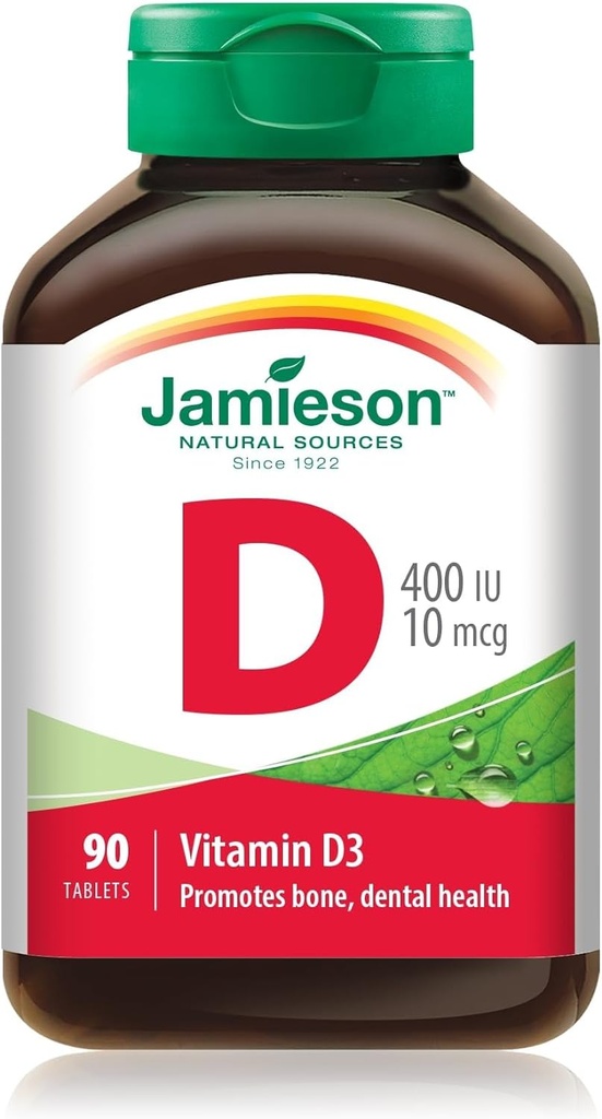 Jamieson Vitamin D3 400iu 10mcg 90cap