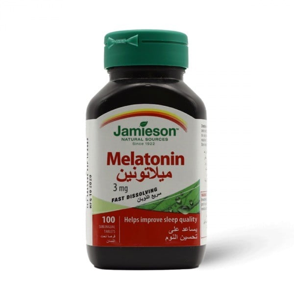 Jamieson Melatonin Fast Dissolving 3mg Tablets 100