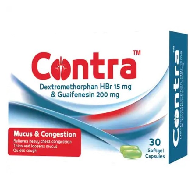 Contra 15mg/200mg 30 Capsules