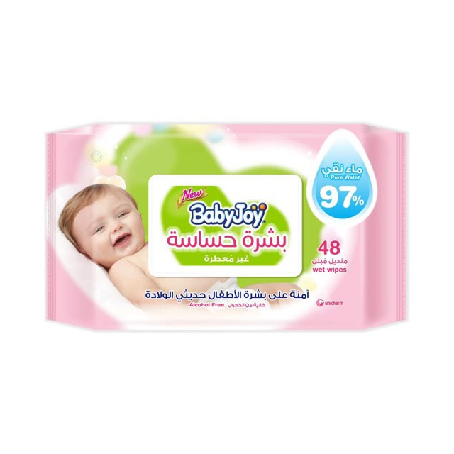 BabyJoy Wet Wipes Sensitive Skin 48 pcs