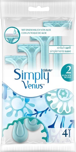 Gillette Simply Venus 2 Blades 4 pcs