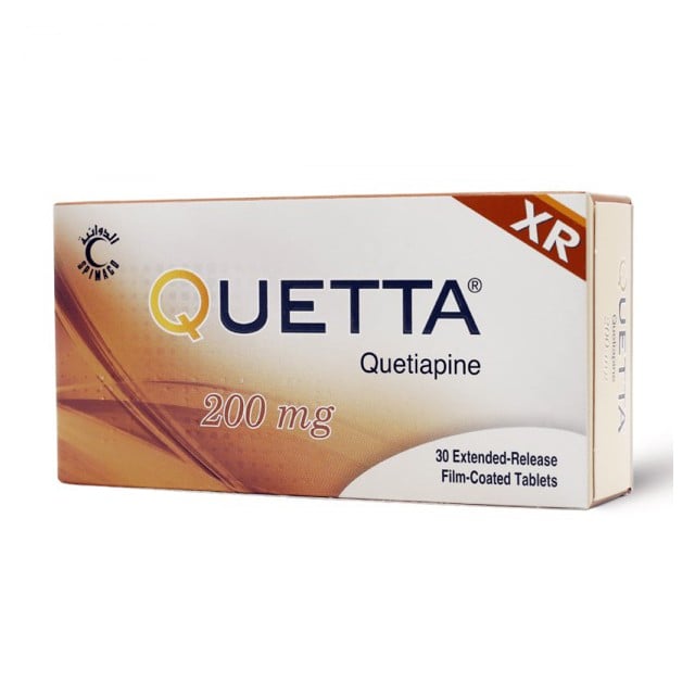 Quetta Xr 200mg Tablets 30