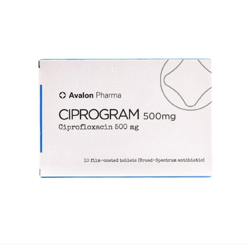 Ciprogram 500mg Tablets 10