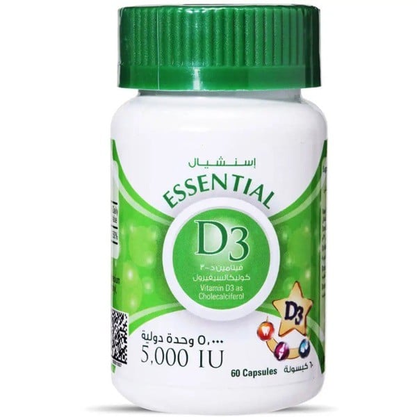 Essential D3 5000iu Capsules 30