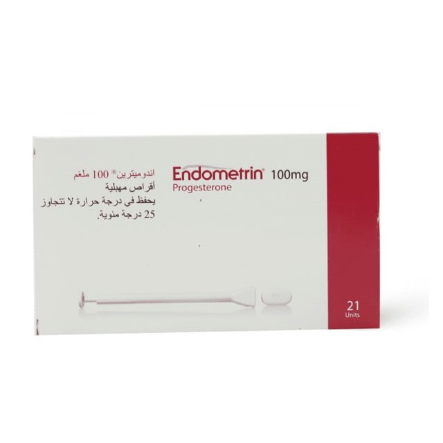 Endometrin 100mg Vaginal Tablets 21