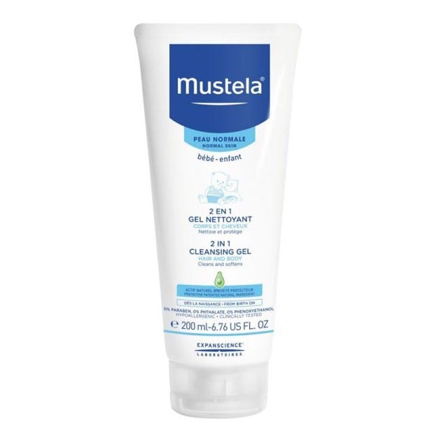 Mustela 2 in 1 Hair and Body Wash 200ml