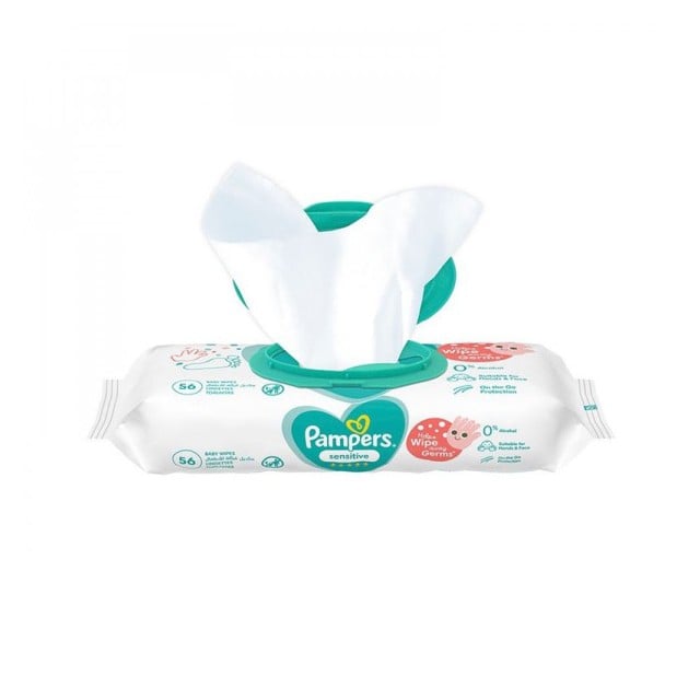 Pampers Sensitive Wipes 56 pcs