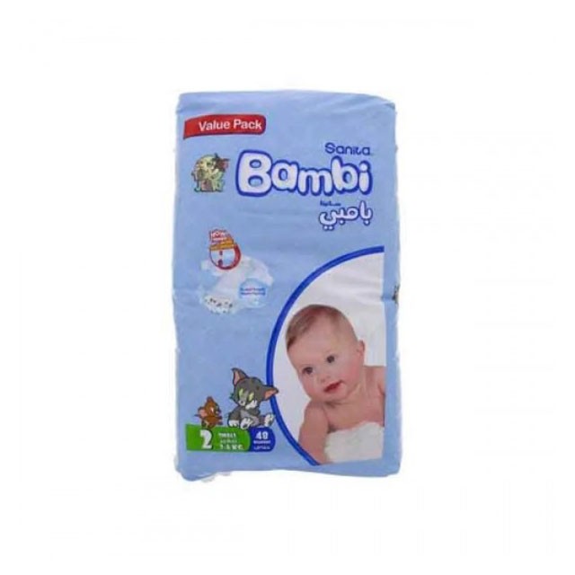 Sanita Bambi Diapers Size 1 Newborn 3*48 Diapers