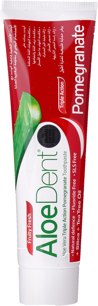 Aleo Dent Toothpaste Triple Action Pomegranate 100ml